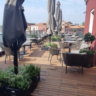 Terrazza di un Hotel - Sistema d'irrigazione